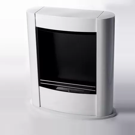 Estufa de pie de etanol Pablo de 3 kW Color Blanco