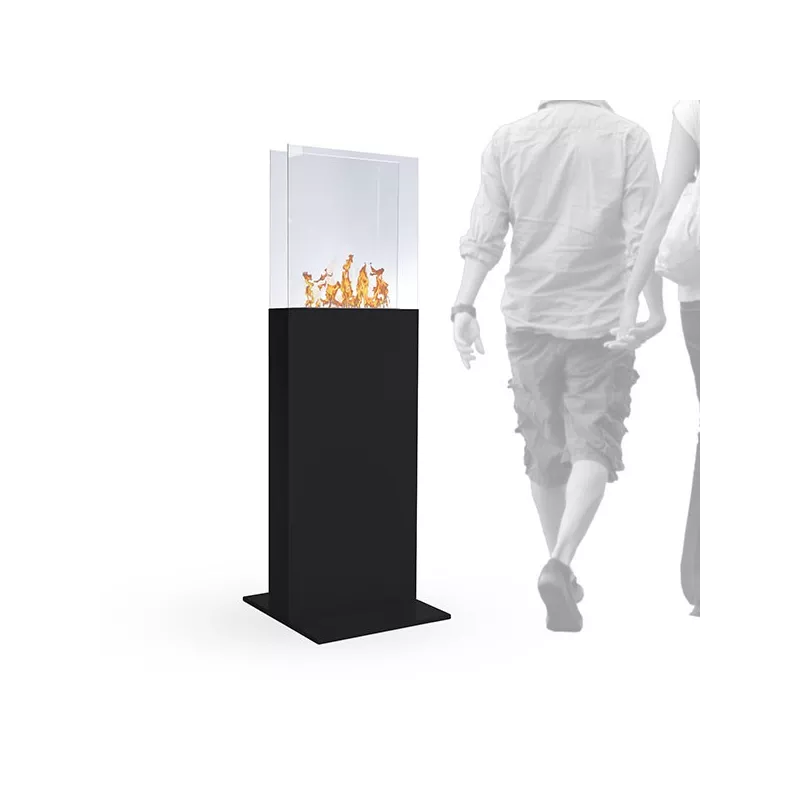 Chimenea de etanol Tower, 45 x 45 x 135 cm