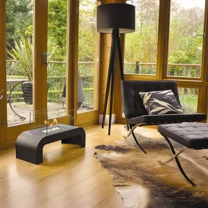 Situación del salón Chimenea de etanol independiente