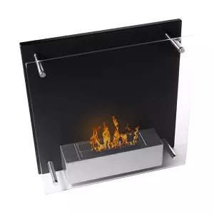 chimenea mural de bioetanol Squarebox