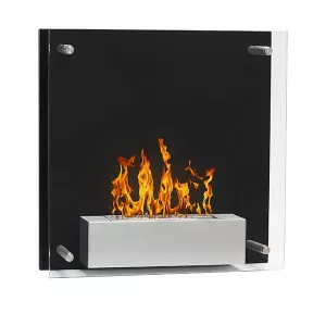 chimenea mural de bioetanol Squarebox
