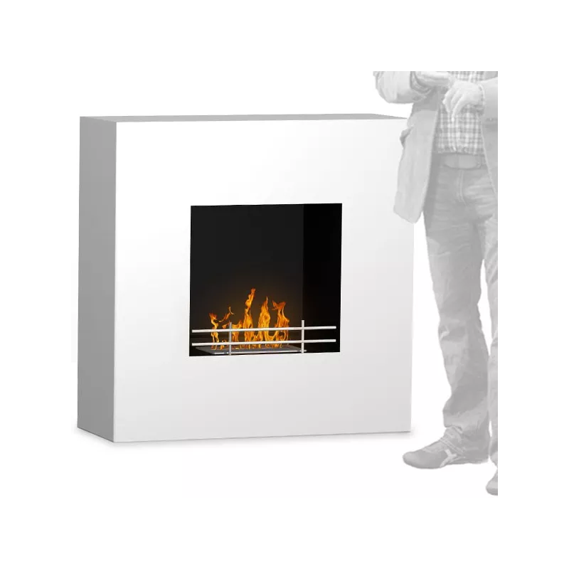 Gran chimenea de etanol Elite Color Blanco