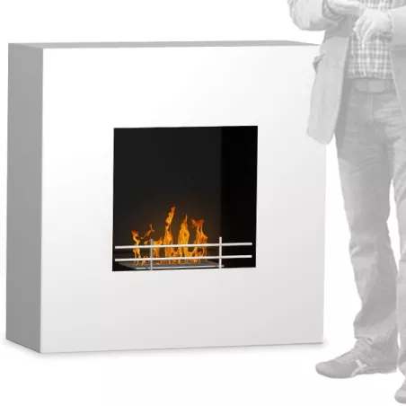 Gran chimenea de etanol Elite Color Blanco