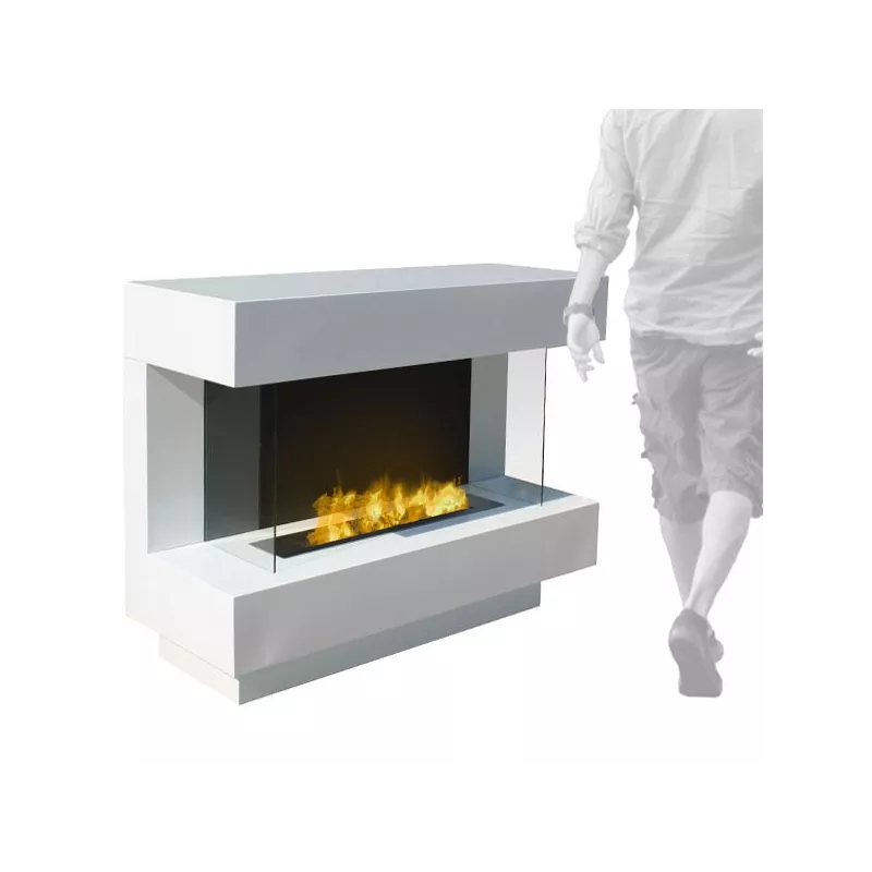 Gran chimenea independiente Prestige Color Blanco