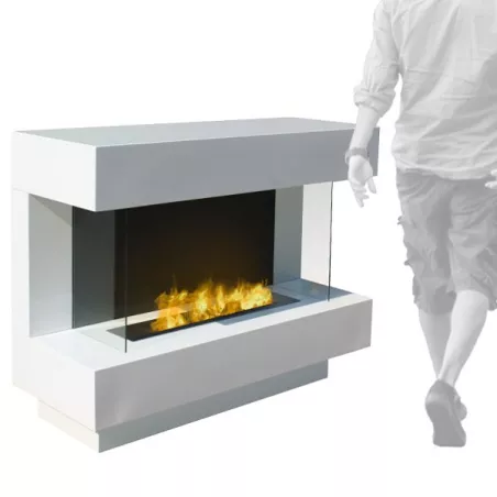 Gran chimenea independiente Prestige Color Blanco