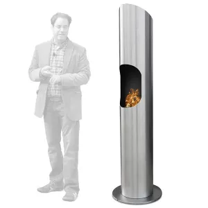 Chimenea de etanol cilíndrica Loft : Wikao