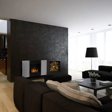 Chimenea de etanol Verinox : Wikao hogar y diseño Color Acero inoxidable cepillado