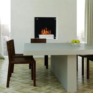 chimenea mural de bioetanol Squarebox
