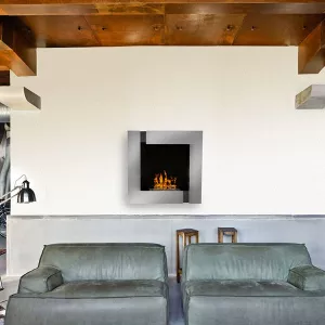 quadrinox, chimenea de etanol