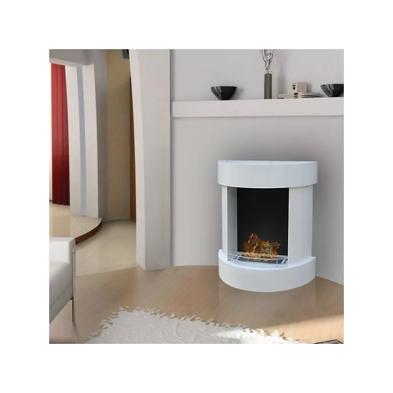 Velvet Chimenea orgánica de imitación tradicional : Wikao Color Blanco