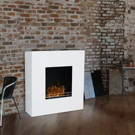 Gran chimenea de etanol Elite Color Blanco
