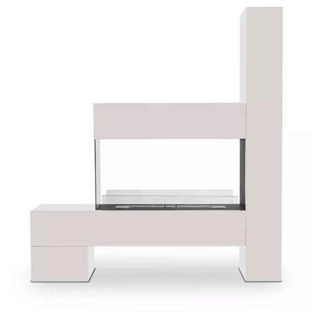 Gran chimenea Montecarle 8.000 vatios : Wikao Color Blanco