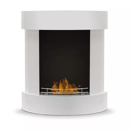 Velvet Chimenea orgánica de imitación tradicional : Wikao Color Blanco