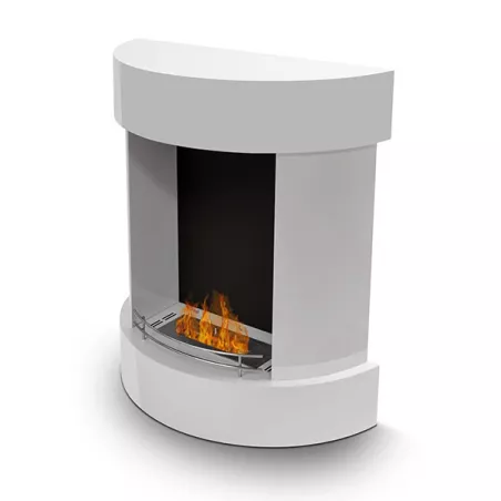 Velvet Chimenea orgánica de imitación tradicional : Wikao Color Blanco