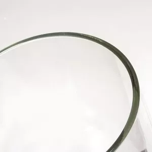 Chimenea de etanol redonda de cristal Twister