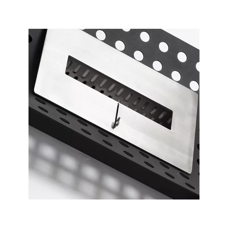 Chimenea de pie o insertable Ada XL: Wikao Color Negro