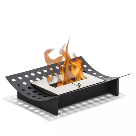 Chimenea de pie o insertable Ada XL: Wikao Color Negro