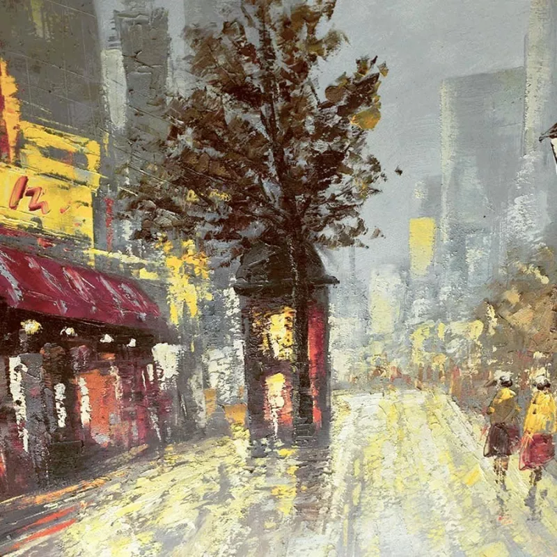 Pintura contemporánea Nueva York 180 x 120