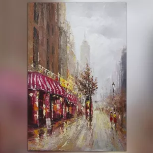 Pintura contemporánea Nueva York 180 x 120