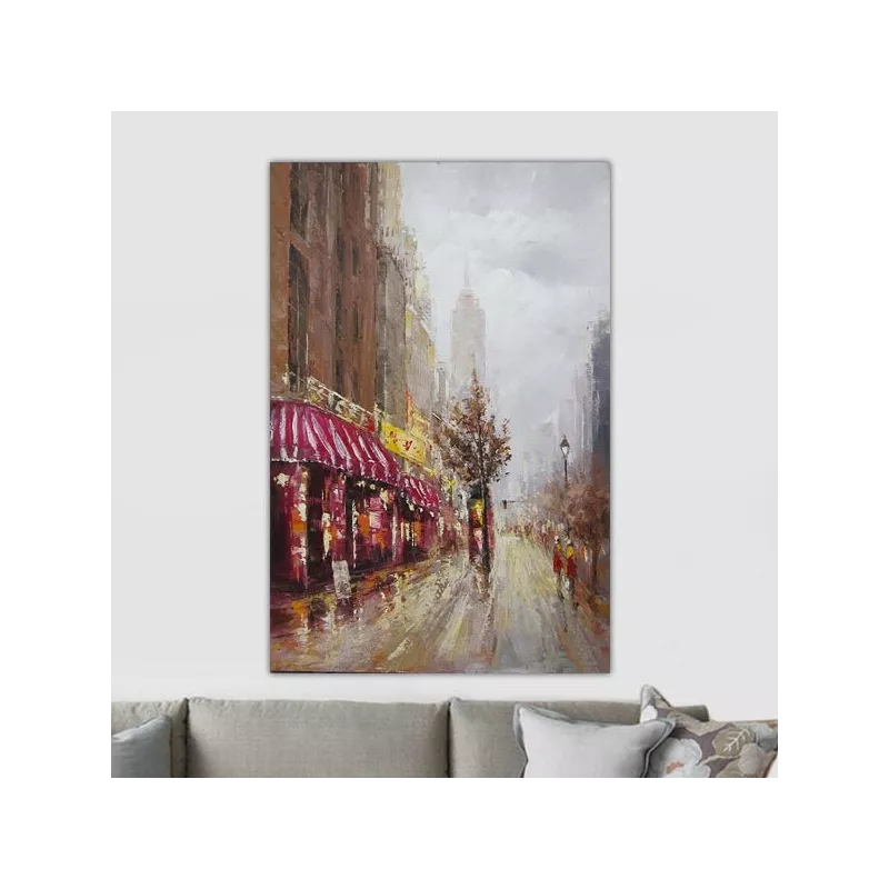 Pintura contemporánea Nueva York 180 x 120