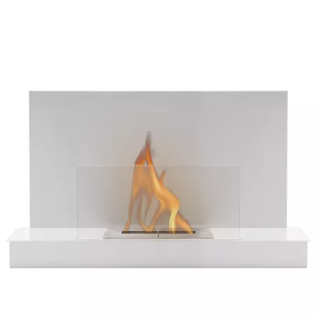 Chimenea de etanol Oslo XL mural o independiente Color Blanco