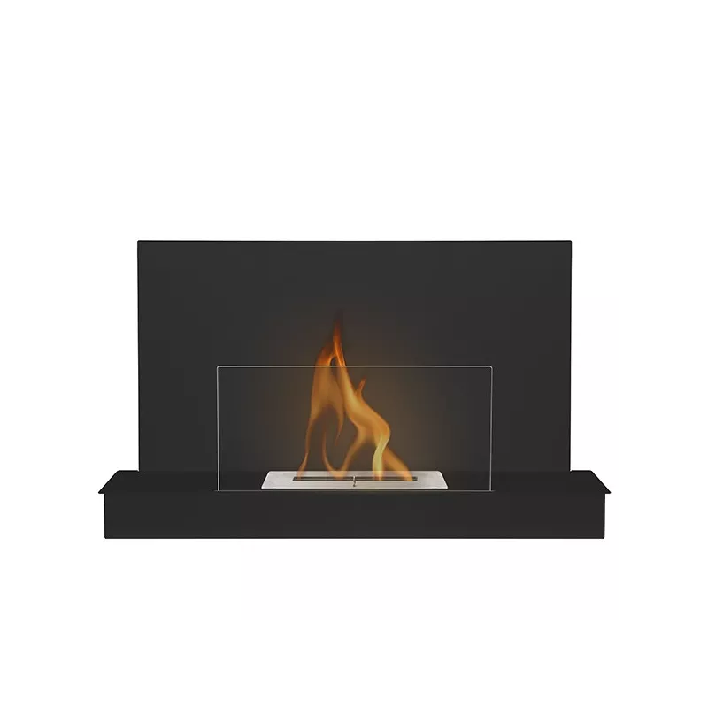 Chimenea de etanol Oslo XL mural o independiente Color Negro