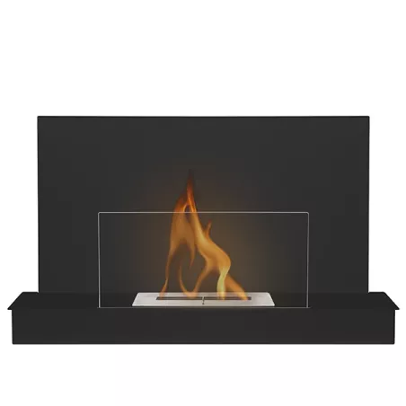 Chimenea de etanol Oslo XL mural o independiente Color Negro
