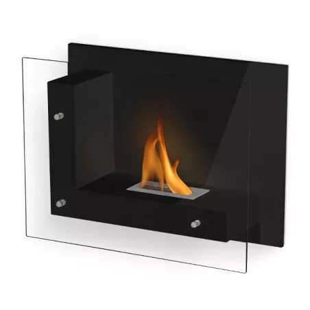 BrisbaneElegante chimenea de etanol , 2700 vatios Color Negro
