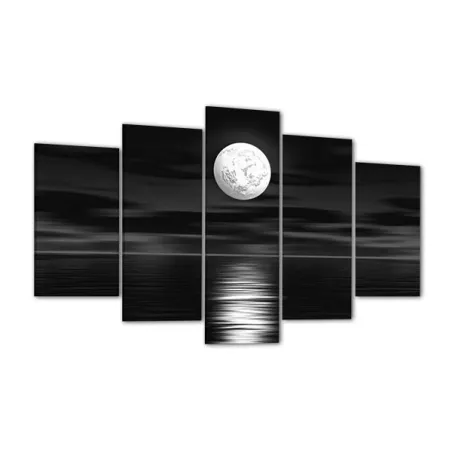 Polyptique night, pintura lunar