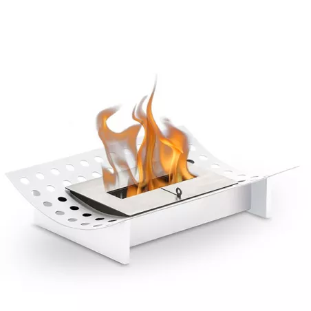 Chimenea de pie o insertable Ada XL: Wikao Color Blanco