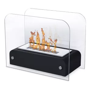 Fuego en la mesa de brindis
