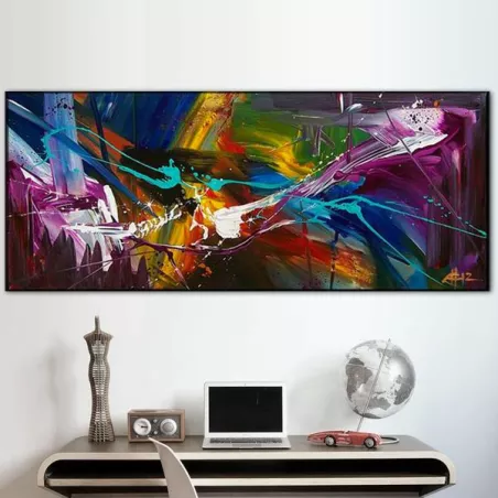 pintura conceptual "contraste", 60x90
