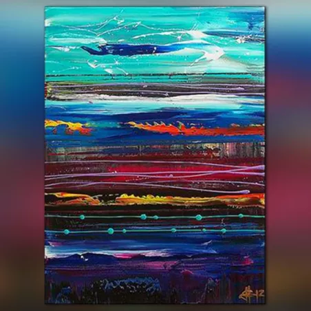 Tablero de color escalonado, 60x90 cm