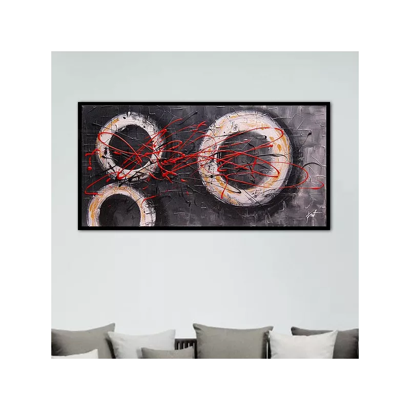 pintura gráfica contemporánea, 60x90 cm