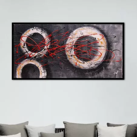 pintura gráfica contemporánea, 60x90 cm