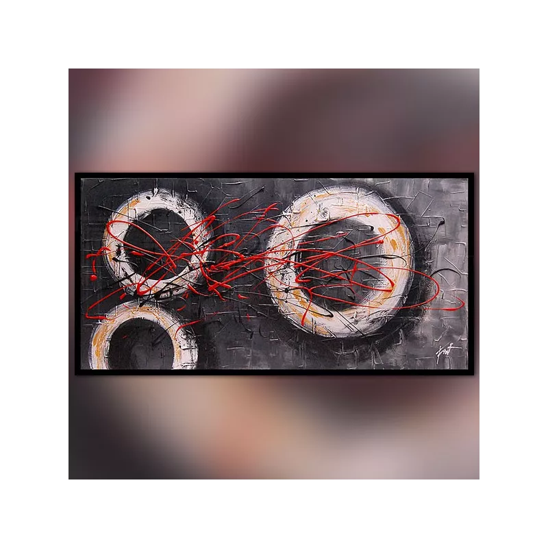 pintura gráfica contemporánea, 60x90 cm