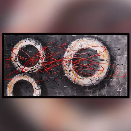 pintura gráfica contemporánea, 60x90 cm