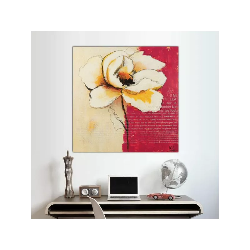 Cuadro Cabrel y Lamazou, homenaje 60x60 cm