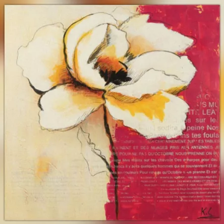 Cuadro Cabrel y Lamazou, homenaje 60x60 cm