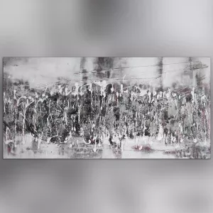 Pintura gris contemporánea