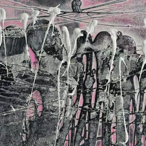 Pintura gris contemporánea