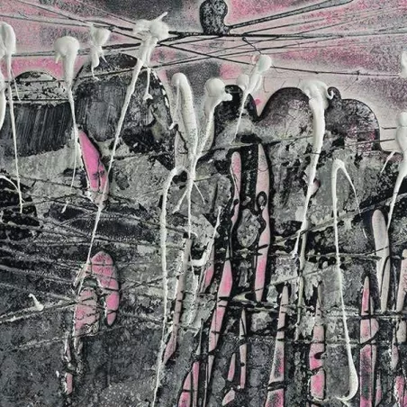 Pintura gris contemporánea