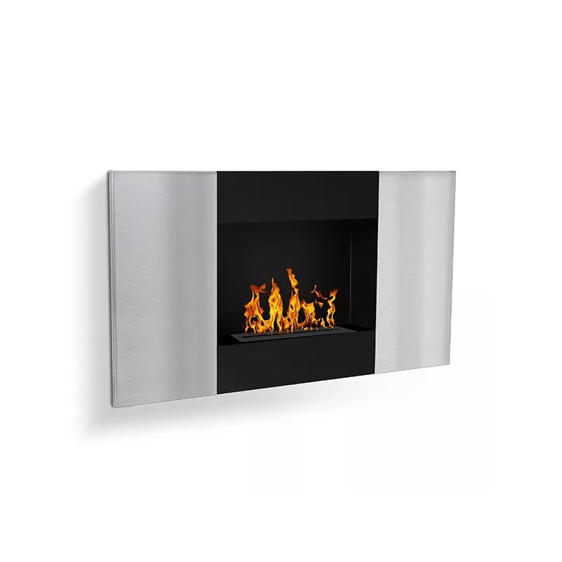 Chimenea de etanol Verinox : Wikao hogar y diseño Color Acero inoxidable cepillado