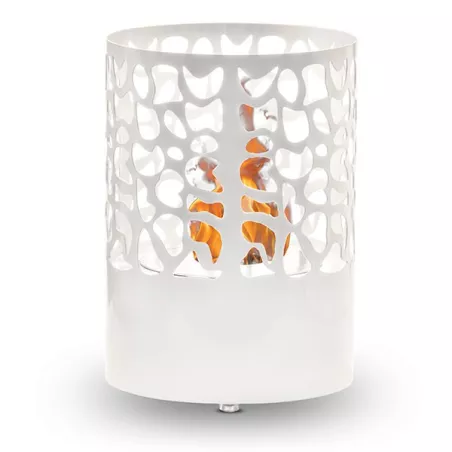 AcapulcoBiochimenea de sobremesa , estufa de etanol redonda Color Blanco