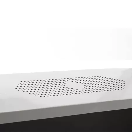 Calentador de pared o suelo Comet etanol Color Blanco