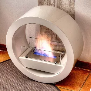 Chimenea de etanol redonda Izoa