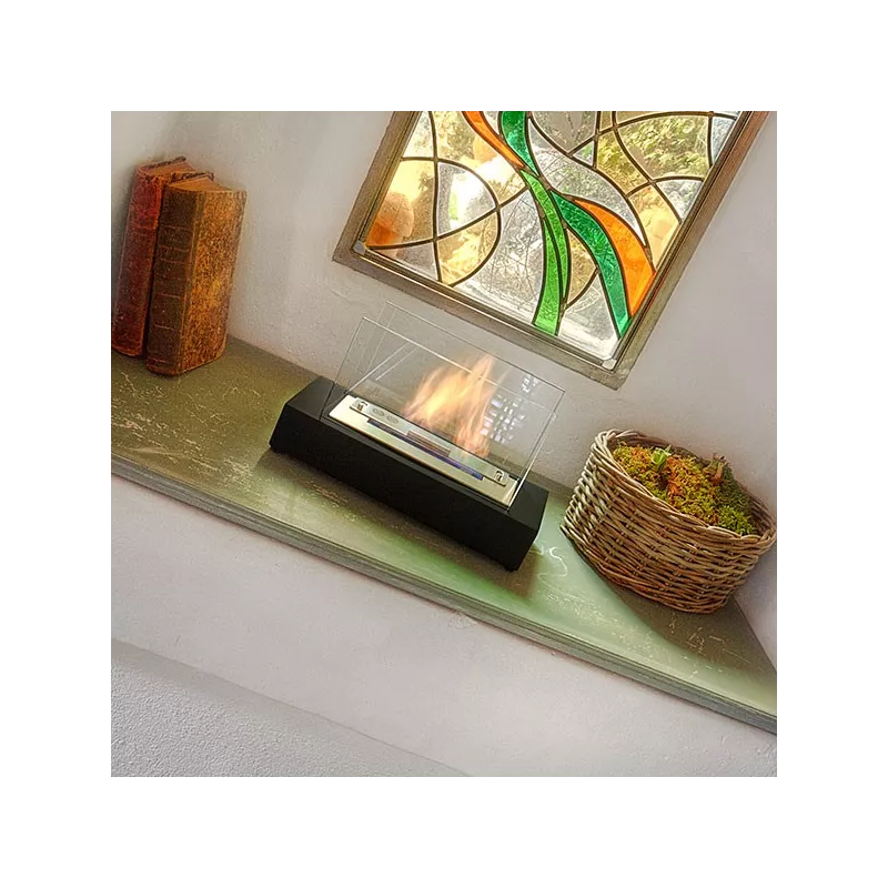 KobeMini chimenea de etanol , 40 x 20 x 25 cm Color Blanco