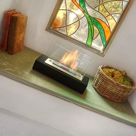 KobeMini chimenea de etanol , 40 x 20 x 25 cm Color Blanco