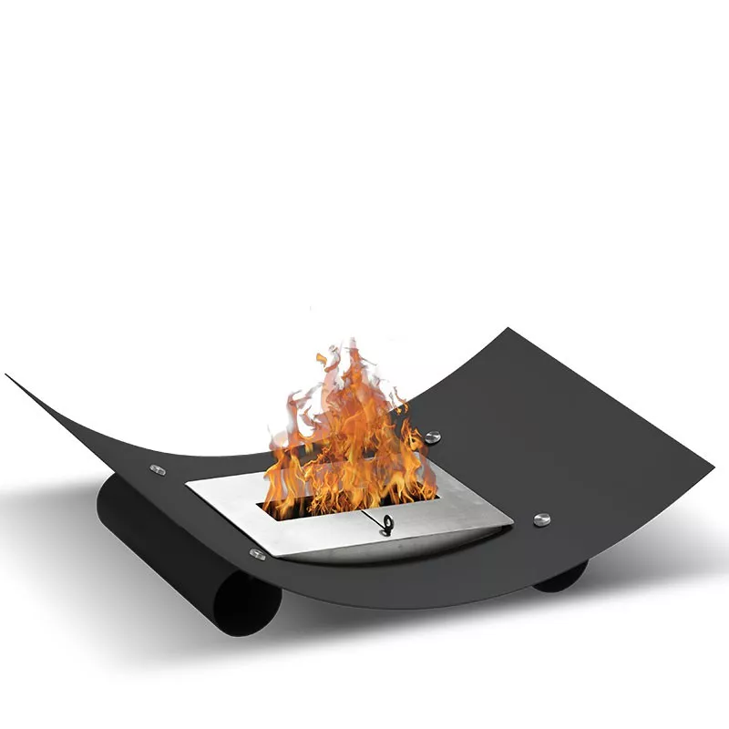 PlateChimenea de etanol , potencia 4500 vatios Color Negro
