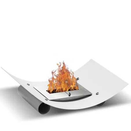 PlateChimenea de etanol , potencia 4500 vatios Color Blanco